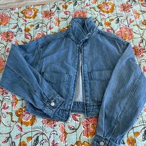 Universal Thread Denim Cargo Jacket Medium Wash Size S